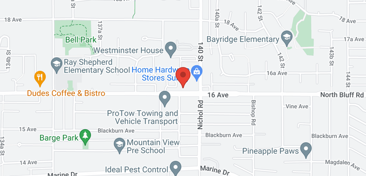 map of 107 13959 16 AVENUE